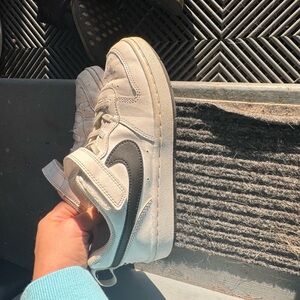 Kids White and Black Sneakers